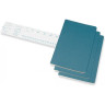 Блокнот MOLESKINE Cahier Journal Pocket, нелинованный, голубой, 3 шт. CH013B44