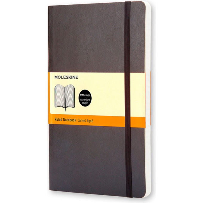Блокнот MOLESKINE Classic Pocket, линейка, чёрный MM710