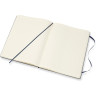Блокнот MOLESKINE Classic XLarge, линейка, синий сапфир QP090B20