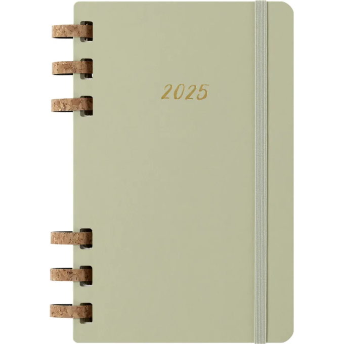 Еженедельник MOLESKINE Academic Spiral Large 150×210 мм, киви DHSPK5212AMWH3