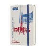 Еженедельник MOLESKINE Star Wars Pocket X-Wing, белый DSW12DC2Y20