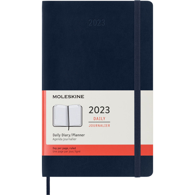 Ежедневник MOLESKINE Classic Soft Large, сапфировый синий DSB2012DC3