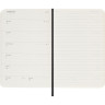 Еженедельник MOLESKINE Classic Soft Weekly Pocket, черный DSB12WN2