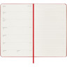 Еженедельник MOLESKINE Classic Weekly Notebook Large, красный DHF212WN3