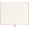 Еженедельник MOLESKINE Classic Weekly Notebook Large, красный DHF212WN3