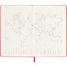 Еженедельник MOLESKINE Classic Weekly Notebook Large, красный DHF212WN3
